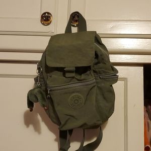 Small Army Green Backpack